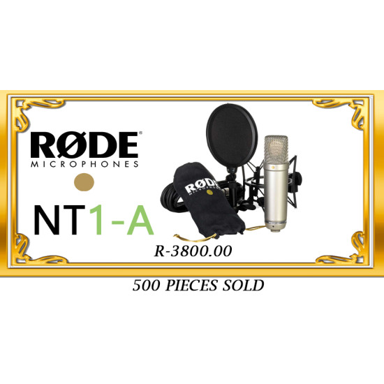 RODE NT1A STUDIO RECORDING CONDENSER MICROPHONE